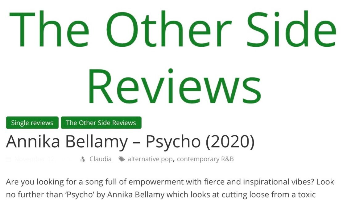 The Other Side Music Review Magazine – ‘PSYCHO’